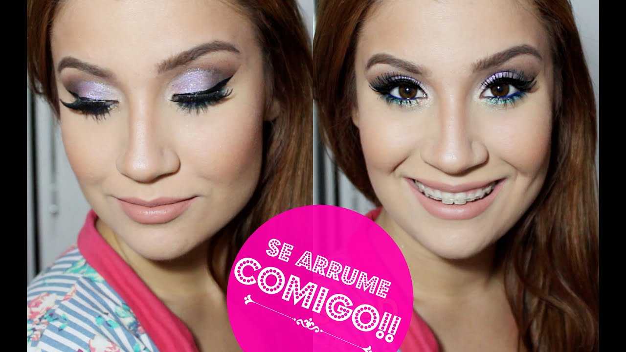 Se arrume comigo para uma festa à noite!! Por Bianca Andrade.