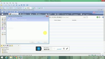Checkpoint application URL filtering