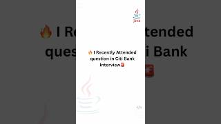City Bank Interview question asked #careertips #growth #javadeveloper #interviewtips #job