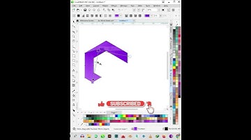 3d Polygone Shape Logo Design|Coreldraw Tutorial|#3d #coreldraw  #logodesign
