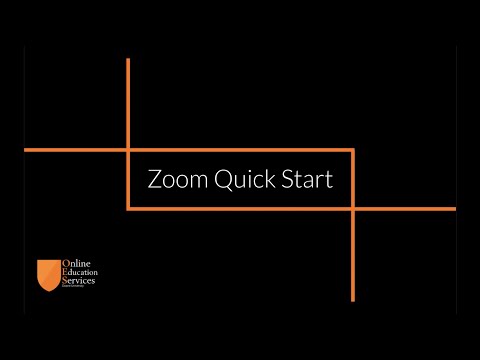 Zoom Quick Start