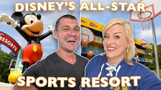 Disney World's CHEAPEST Hotels: AllStar Sports Staycation | Room Tour, Food Reviews, Resort Tour