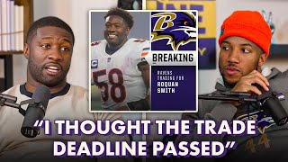 Roquan Smith Talks Being Blindsided by the Trade from Bears to Ravens