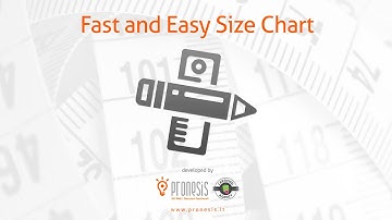 Fast and Easy Size Chart - PrestaShop Module