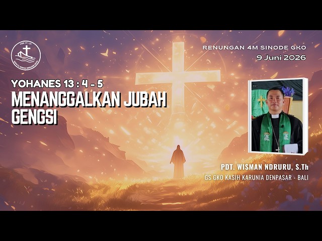 Renungan Harian 4M - Menanggalkan Jubah Gengsi