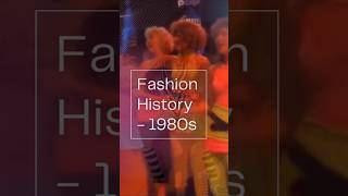 Fashion History - 1980s #1980s #fashion #fashionblog