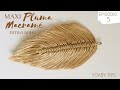 MAXI PLUMA MACRAMÉ Estilo boho |macrame rustic feather | hoja macramé