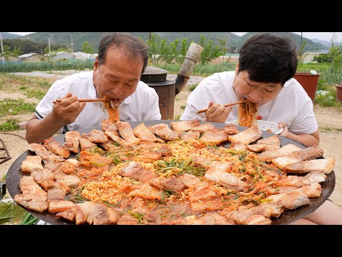 (Samgyeopsal &amp;amp; <strong>Instant</strong> noodles) 요리&amp;amp;먹방!! - Mukbang eating <strong>show</strong>