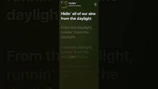 Daylight Sped Up - David Kushner Resimi
