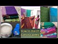 Cotton sarees maintanence       