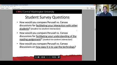 Comparing Online Student Engagement in Discussion ...