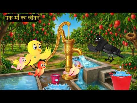 कार्टून | Ranu Chidiya ki Kahani | Tuni Chidiya | Birds Kahaniyan |  Chidiya Aur Kauway Wala Cartoon