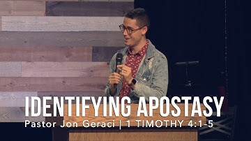 1 Timothy 4:1-5, Identifying Apostasy