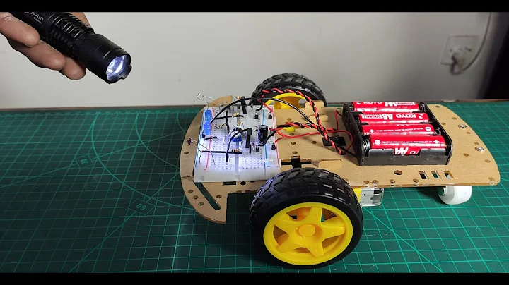 How to make Light Follower Robot using LDR Sensor and LM358 Operational Amplifier | without Arduino