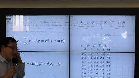 Numerical Method in Python V41 11/15/17:  ODE 2nd order