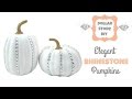 DOLLAR STORE DIY ~ Elegant Rhinestone Pumpkins ~ Fall Home Decor