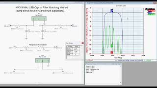 Crystal Filter Impedance Measurement Using Resistors and Capacitors