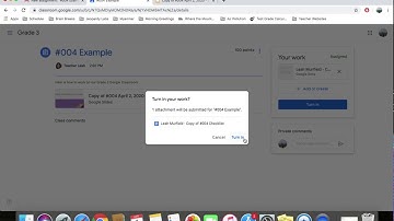 AIS Grade 3 Google Classroom Tutorial on How to Turn In Assignments