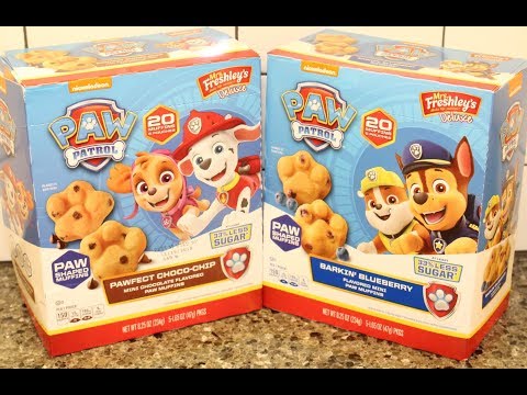 Mrs. Freshley’s Paw Patrol Mini Muffins: Pawfect Choco-Chip & Barkin’ Blueberry Review