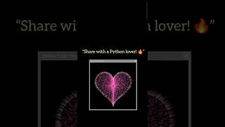 Information How to Make a Heart ❤️ Using Python #viral #viralvideo #viralshorts #ai #python #trending #pyar Update