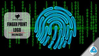 Finger print logo design - Inkscape in Hindi