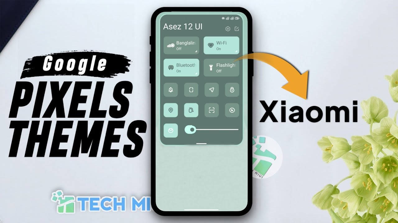 Google Pixel 6A/6 Pro Theme  For All Miui 12/Miui 13 | Android 12 System Ui For Xiaomi