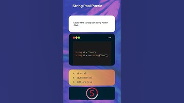 Java String Pool Puzzle #fordevs