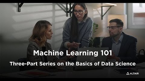 Machine Learning 101 Part 1:  Predictive Analytics