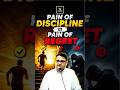 Pain of Discipline OR Pain of Regret #utkarshdefenceacademy