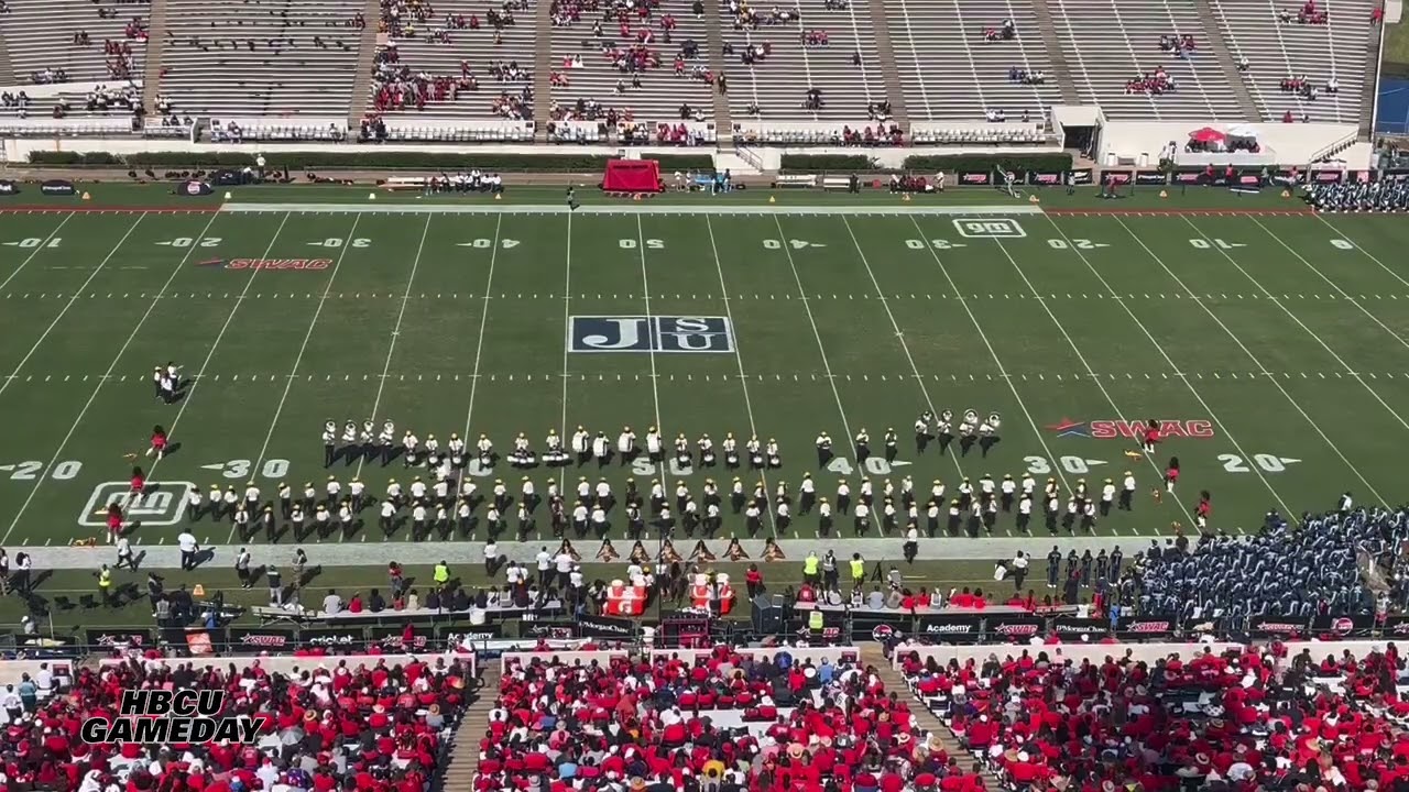 Tuskegee vs Jackson State | Halftime Band Battle | HBCUGameDay.com