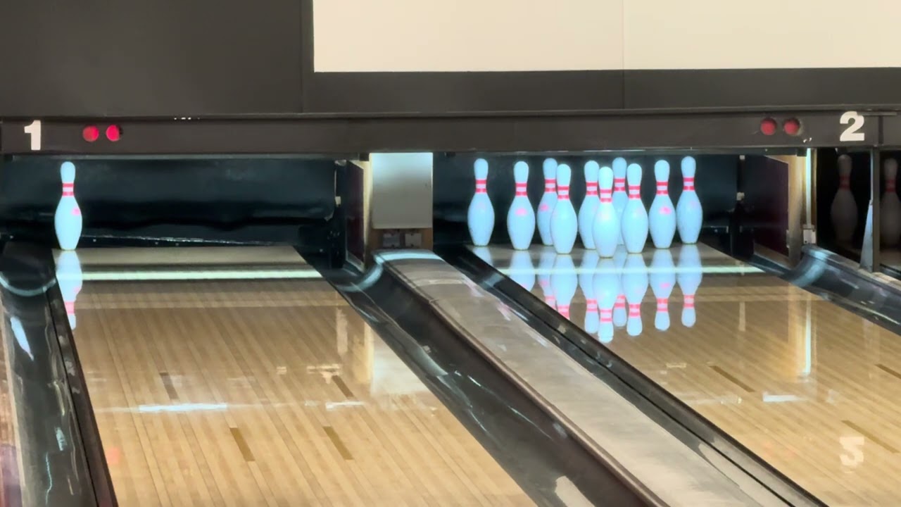 Bowling at Lucky Strike Gilbert (Bowlero Gilbert) 2/19/2026 (Lane 1) (Zoomed-In View)