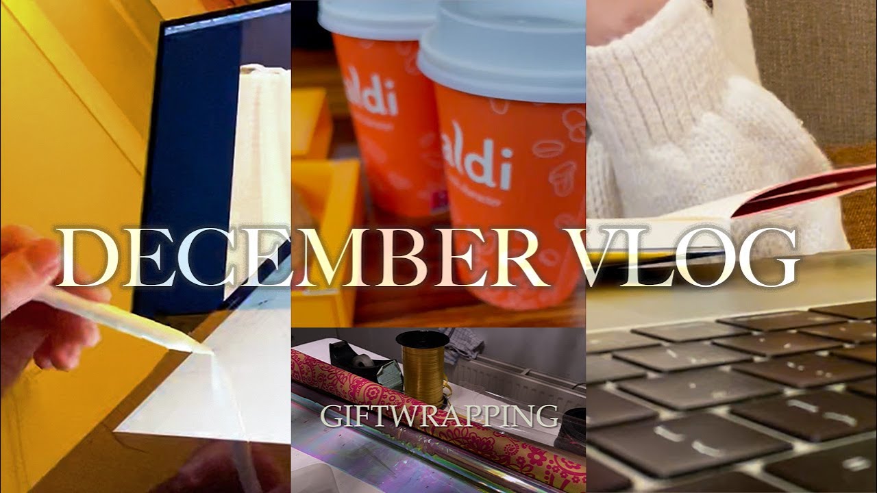 New Design skills, gift-wrapping, Matcha addiction🤩December vlog 2023