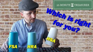 What is the difference between an FSA, HRA, and HSA?