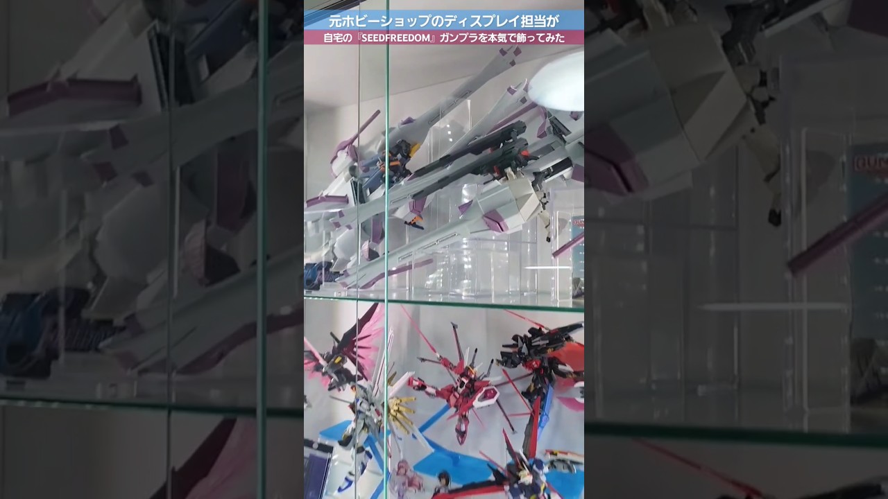 【ガンプラ】場所を取るミーティアはこうやって飾る！『機動戦士ガンダムSEED FREEDOM』オンリーディスプレイ！#gunpla #gundam #plamo #ストライクフリーダム #デスティニー