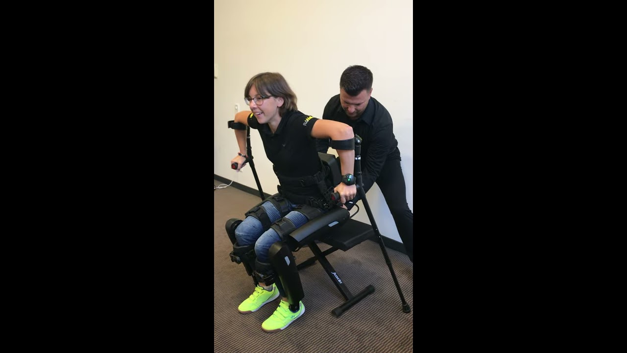 Demonstration Of Sit To Stand And Transfers In A ReWalk Exoskeleton