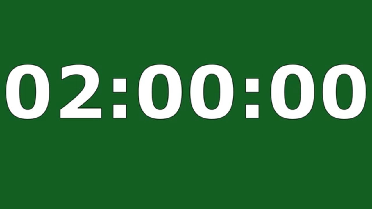 2 Hours Dark green Timer - YouTube