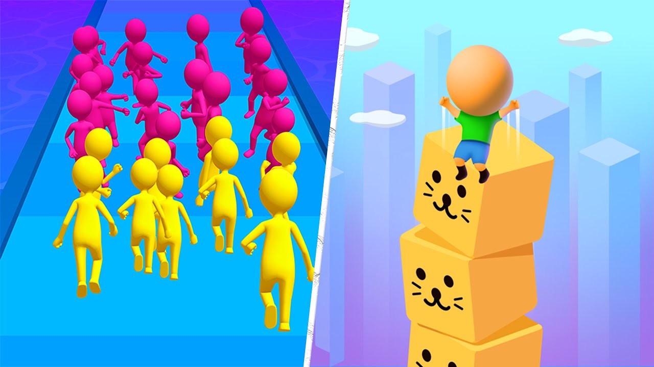 Satisfying Mobile Games 2023 - Join Clash 3D, Cube Surfer, Giant Rush, Long Neck Run, Juice Run...