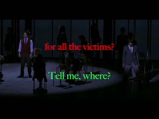 Death Note Musical English NY Demo: Where is the Justice? w/ lyrics class=