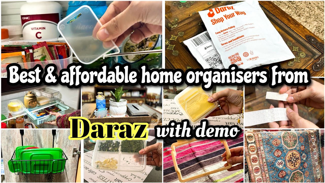 "DARAZ" Home & Kitchen NEW & AFFORDABLE ITEMS , Review with Demo Small but Useful Items YouTube