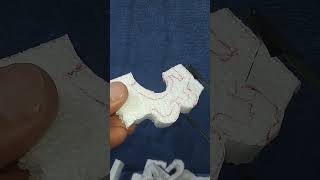 Simple cuts, smooth lines, satisfying results 53 #satisfying #foamcraft #crafting