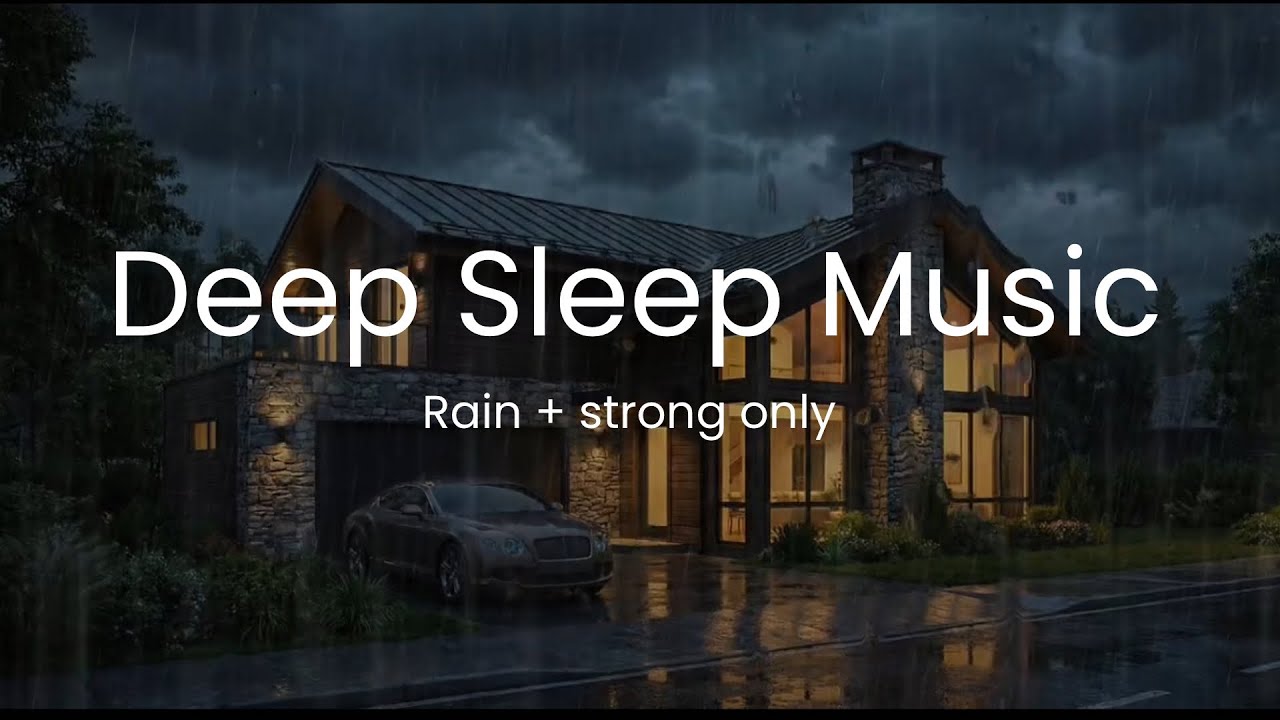 Soft Rain Under Streetlight – Calm Urban Night Ambience