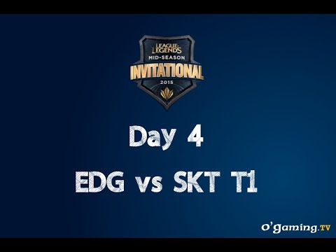 MSI - Day 4 - Finale - EDG vs SKT