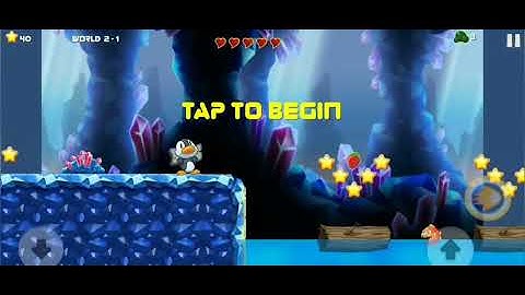 Super Penguin Adventure run World 2 Level: 2-1