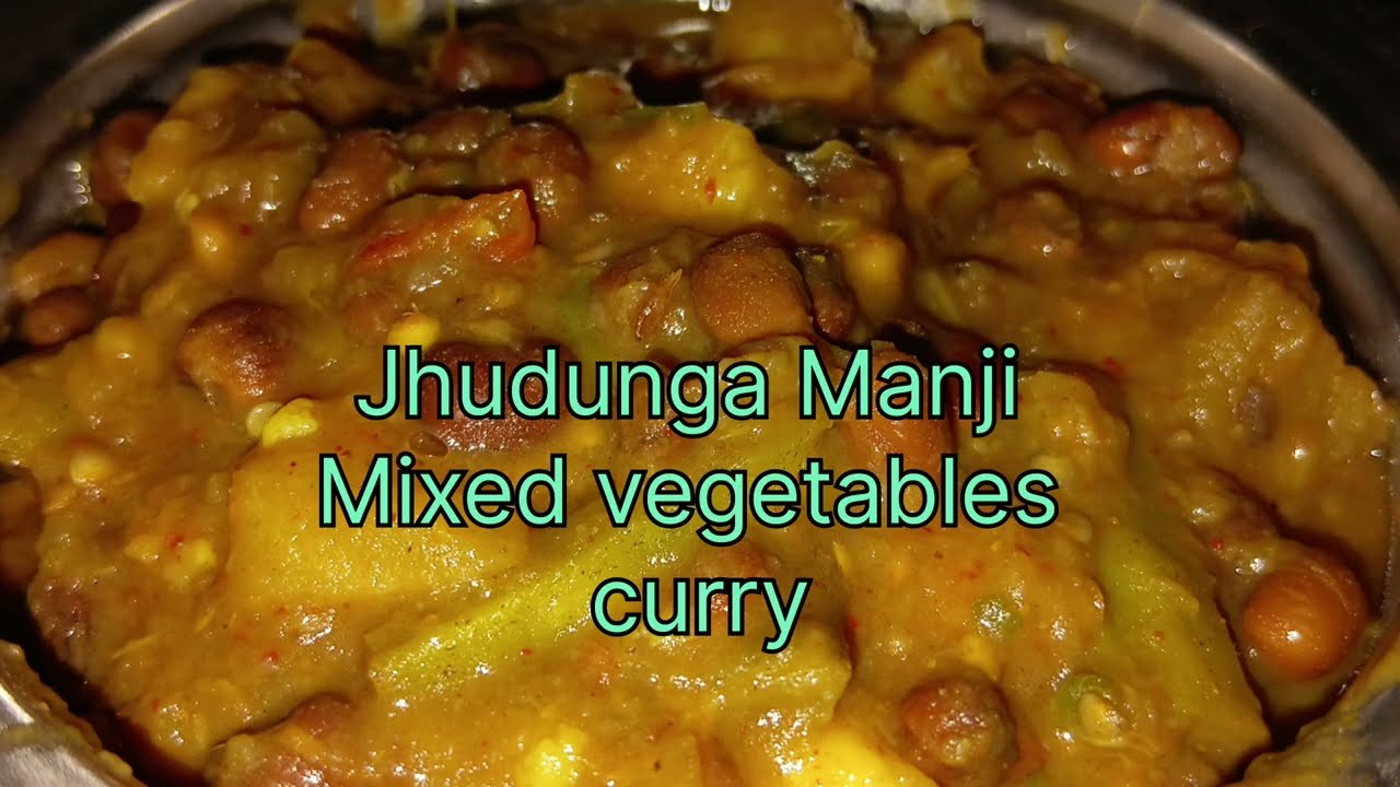 Jhudunga Manji ghanta#manabasa odiarecipe no garlic onion #margasira gurubara ghanta#mixed vegcurry 
