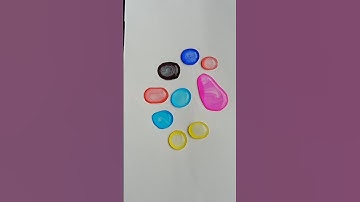 Colour Mixing Colors ❤️💙💛🖤🩷️ ! ✨💫 #satisfying #art #amaira #asmr