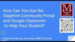 Brief Overview: Using Sapphire and Google Classroom to Help Your Student screenshot 5