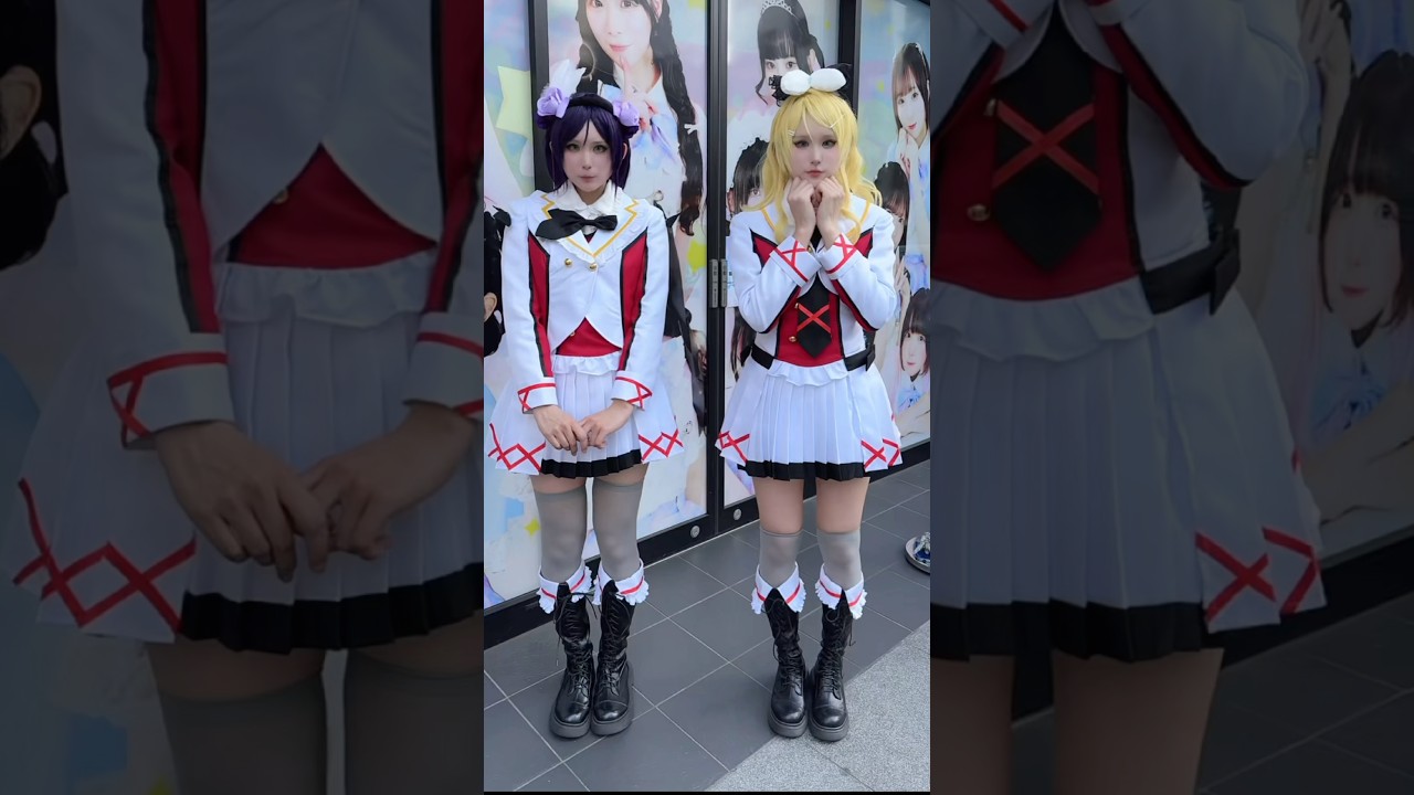 コスプレしてても分かるよね？#アイドル #メイドカフェ #funny #双子 #なんば