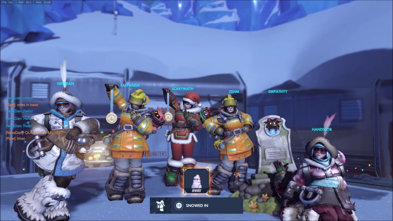 3 Mei Achievements in One Game! (Mei Snowball Offensive)