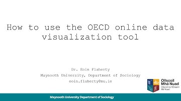How to use the OECD Online Data Visualization Tool