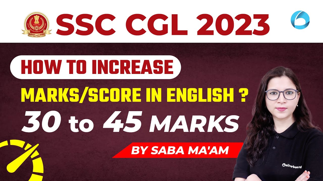 SSC CGL 2023 English | SSC CGL 2023 English Strategy | English By Saba ...